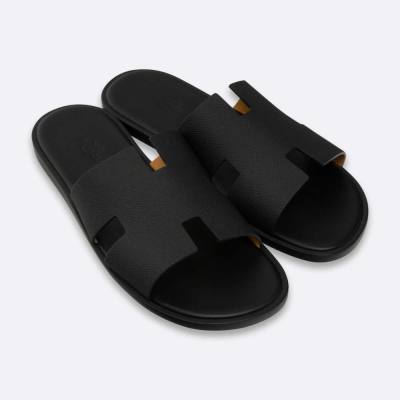 HERMES SANDALS IZMIR EU 43.5 BLACK EPSOM