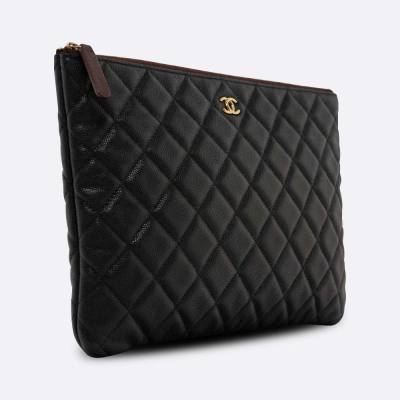 CHANEL CLUTCH BLACK CAVIAR