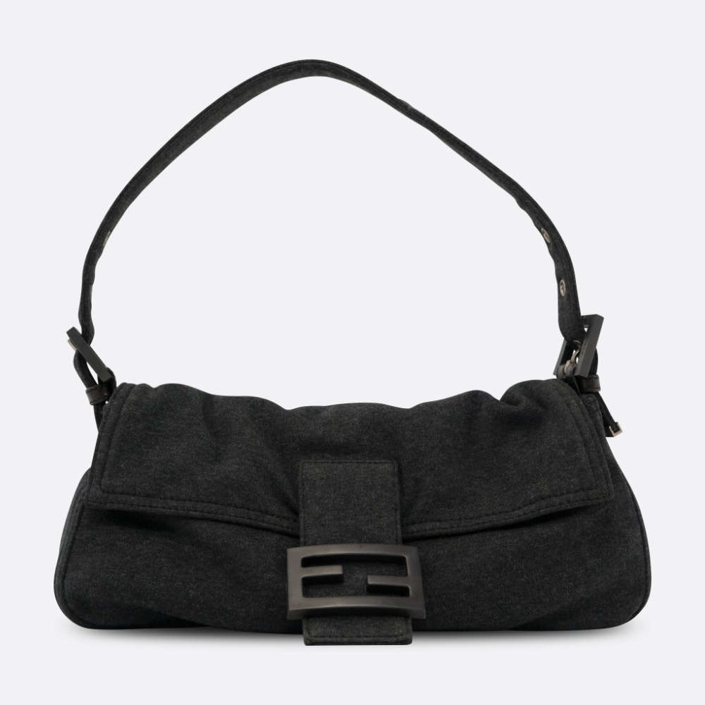 FENDI-BAGUETTESHOULDERBAG-26-GREY-WOOL-8564 front.jpg