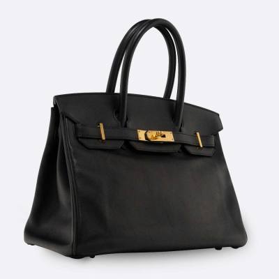 HERMES BIRKIN 30 BLACK SWIFT