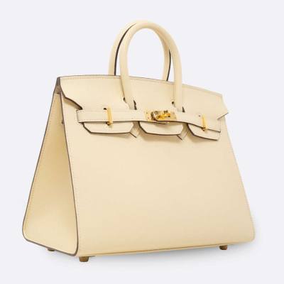 HERMES BIRKIN SELLIER 25 NATA EPSOM