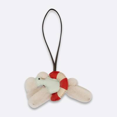 HERMES BUDY A LA MER CHARM PEPPERMINT MILO