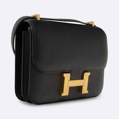 HERMES CONSTANCE 18 BLACK EPSOM