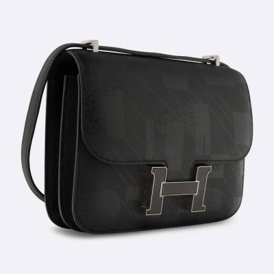 HERMES CONSTANCE 18 BLACK SOMBRERO