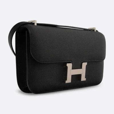 HERMES CONSTANCE ELAN BLACK EPSOM