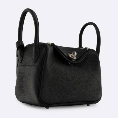 HERMES LINDY MINI BLACK CLEMENCE
