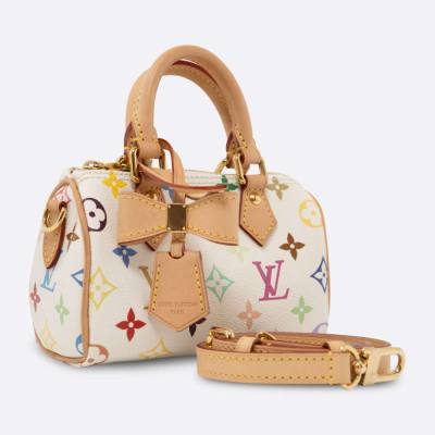 LOUIS VUITTON SPEEDY NANO MULTICOLOR COATED CANVAS
